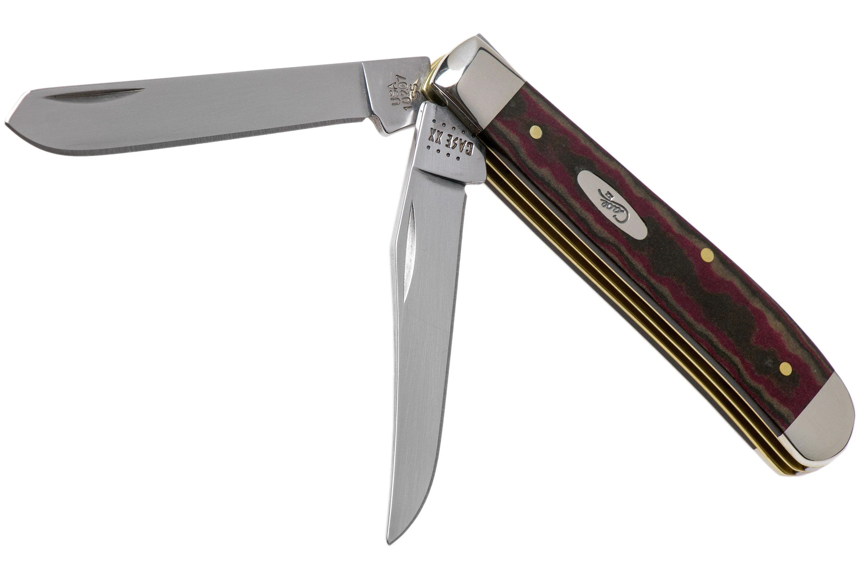 Case Mini Trapper Rustic Red Richlite, 13621, 10207 SS pocket knife
