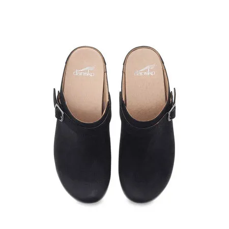 DANSKO BERRY BURNISHED NUBUCK BLACK - WOMENS