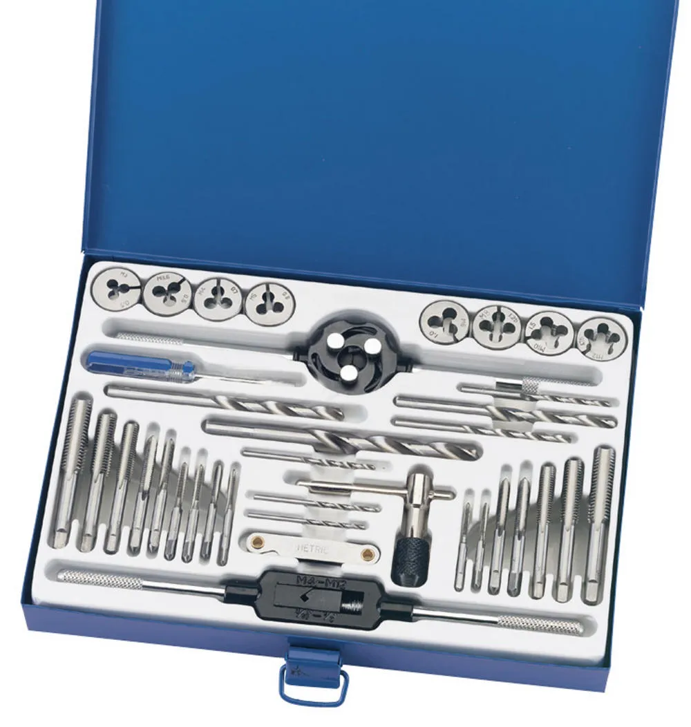 Draper 37 Piece Metric Tap And Die Set