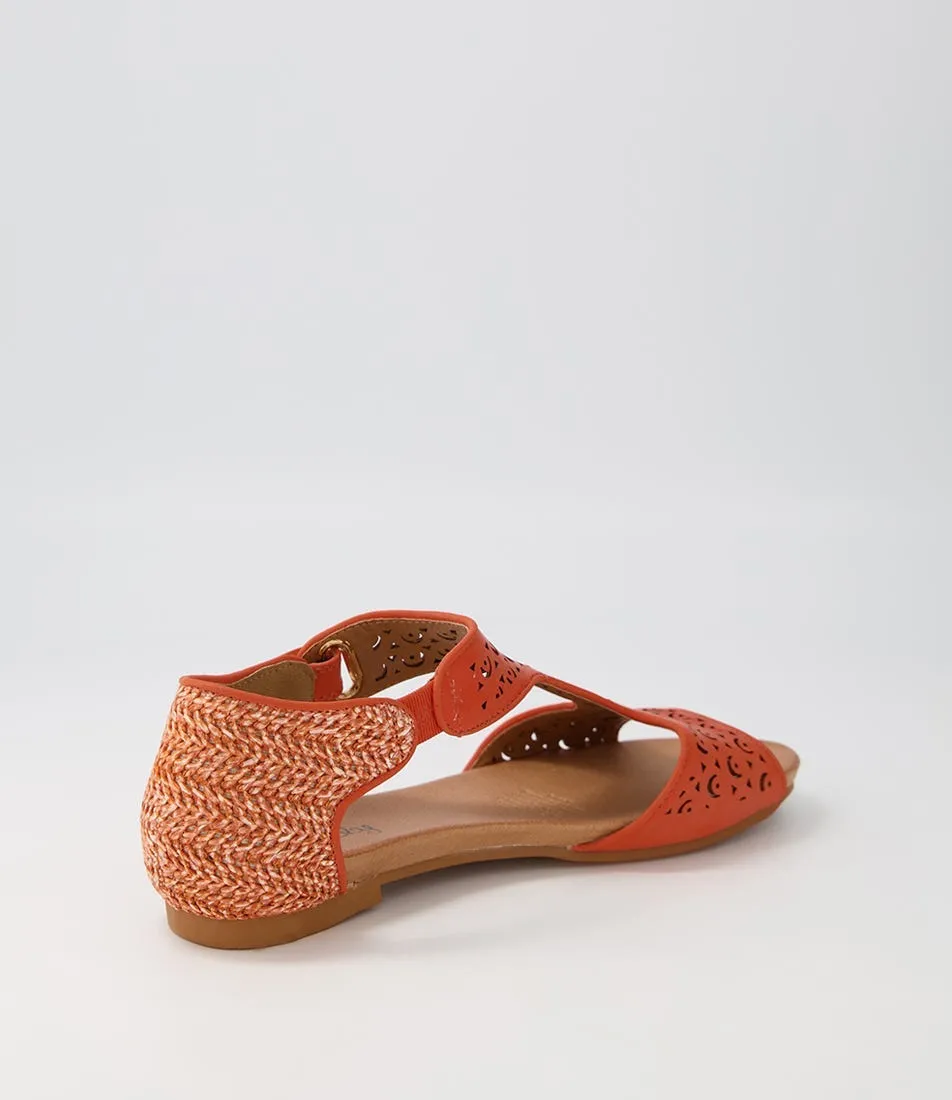 I LOVE BILLY Raff Orange Mix Sandals