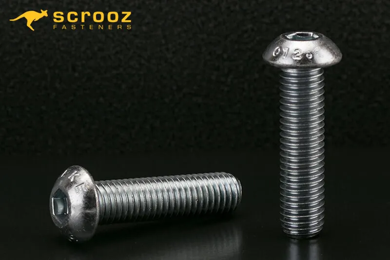 M5 X 30 Button Socket Screws HT BZP Trade Box 100
