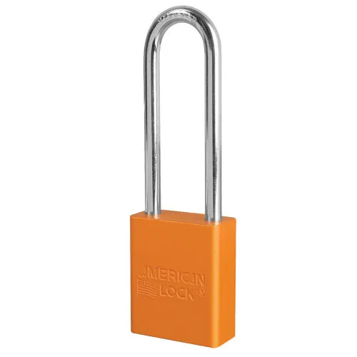 Master Lock A1107KAMKORJ Orange 3 Shackle Keyed Alike & Master Keyed# DD