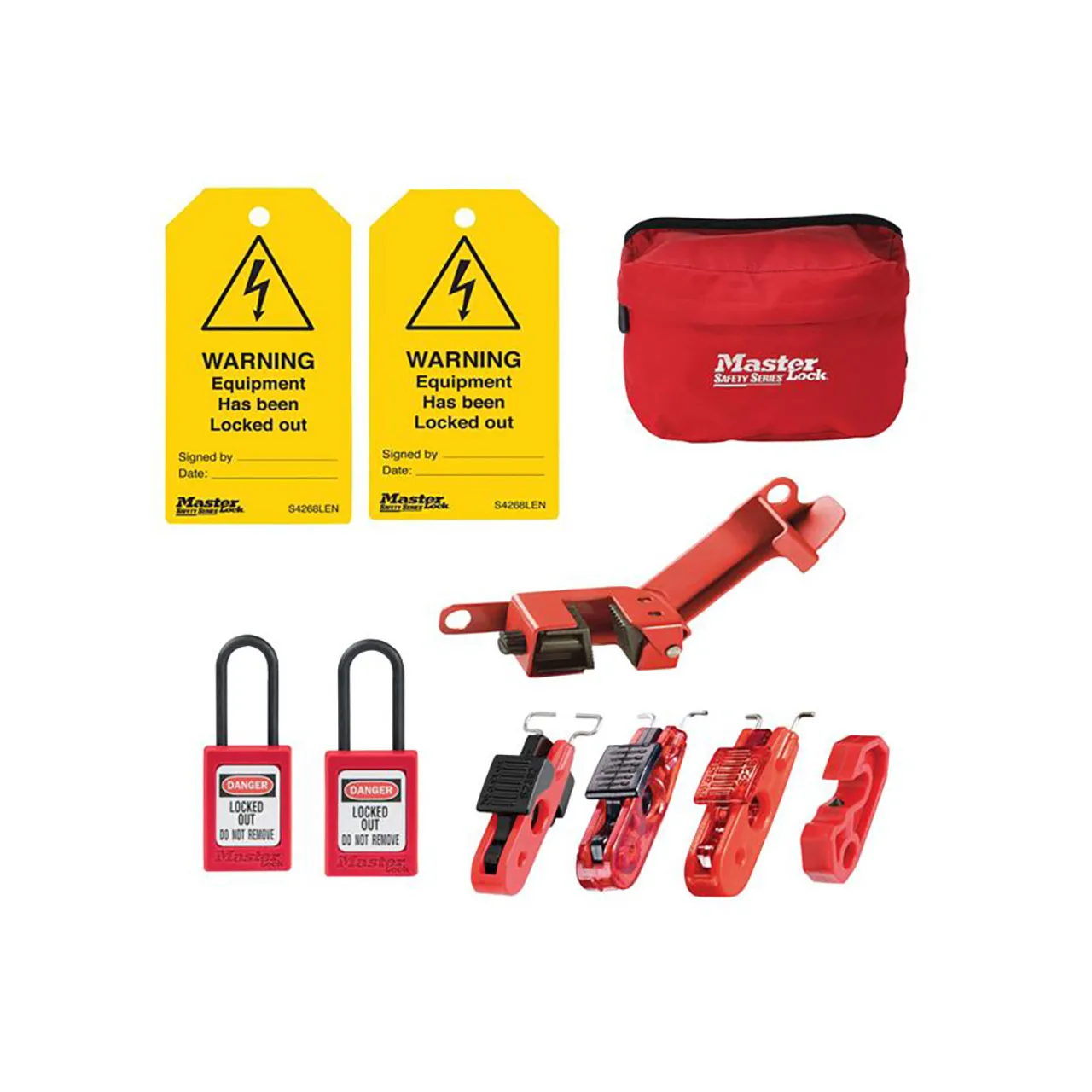 Master Lock MLKSELECKIT Electrical Lockout Kit 9 Piece