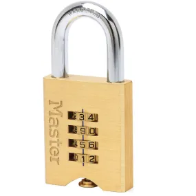Master Lock Padlock Comb Reset Br 50mm M/L - 651DAU