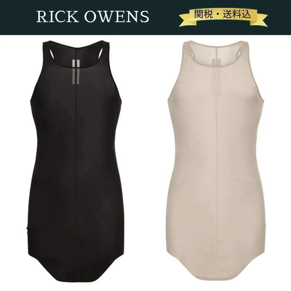 RICK OWENS  |Plain Cotton Designers Tanks