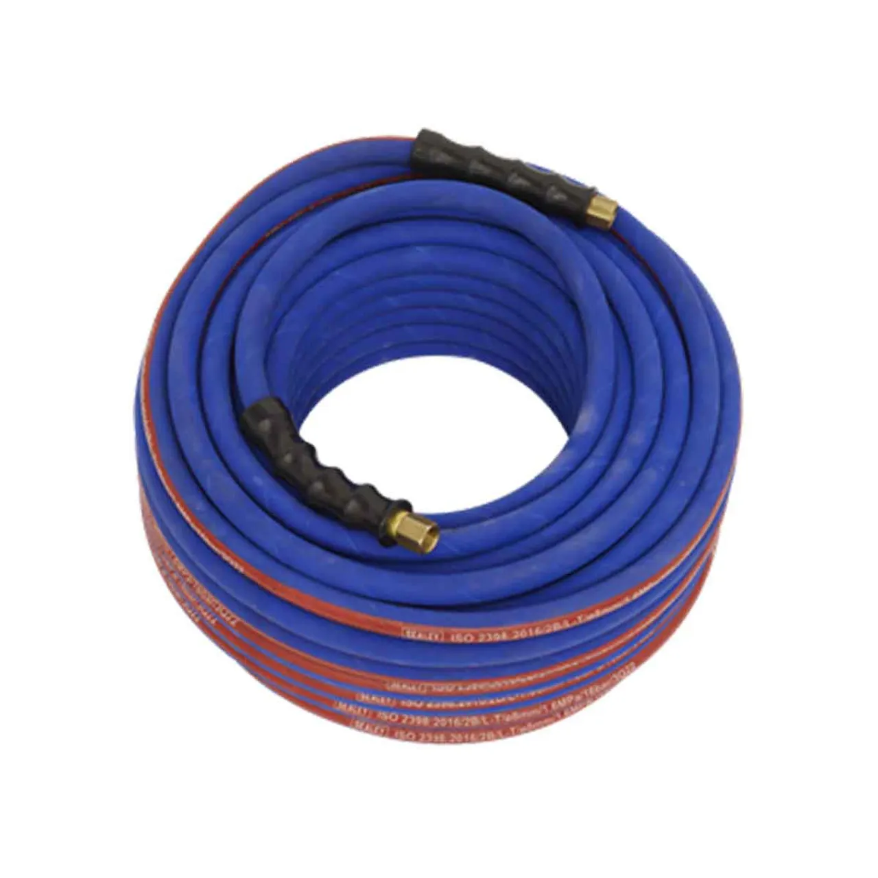 Sealey AH30R/38 Air Hose 30m x 10mm with 1/4"BSP Unions Extra-Heavy-Duty