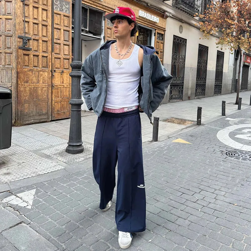 Somm Pleat Baggy Sweatpants