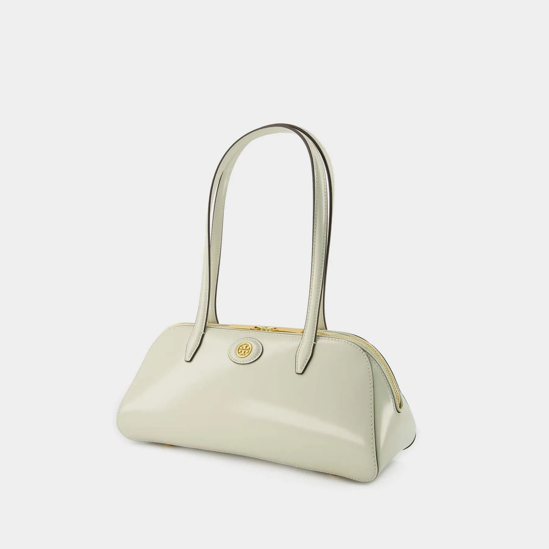 Tory Burch  Robinson E/W Small Hobo Bag - Tory Burch - White - Leather